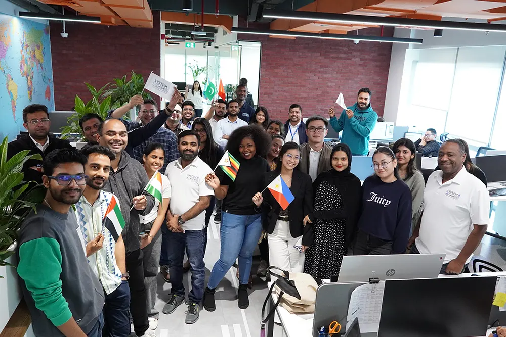 System8 Staff Embracing Diversity